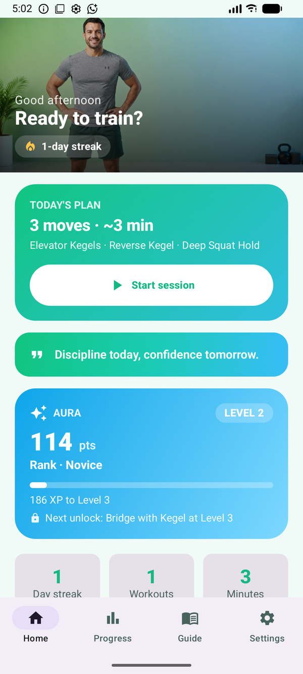 Kegelmaxing home screen